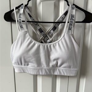 White Sports Bra